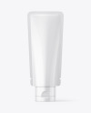 Glossy Cosmetic Cream Tube Mockup