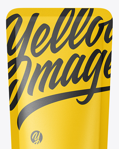 Matte Cosmetic Cream Tube Mockup