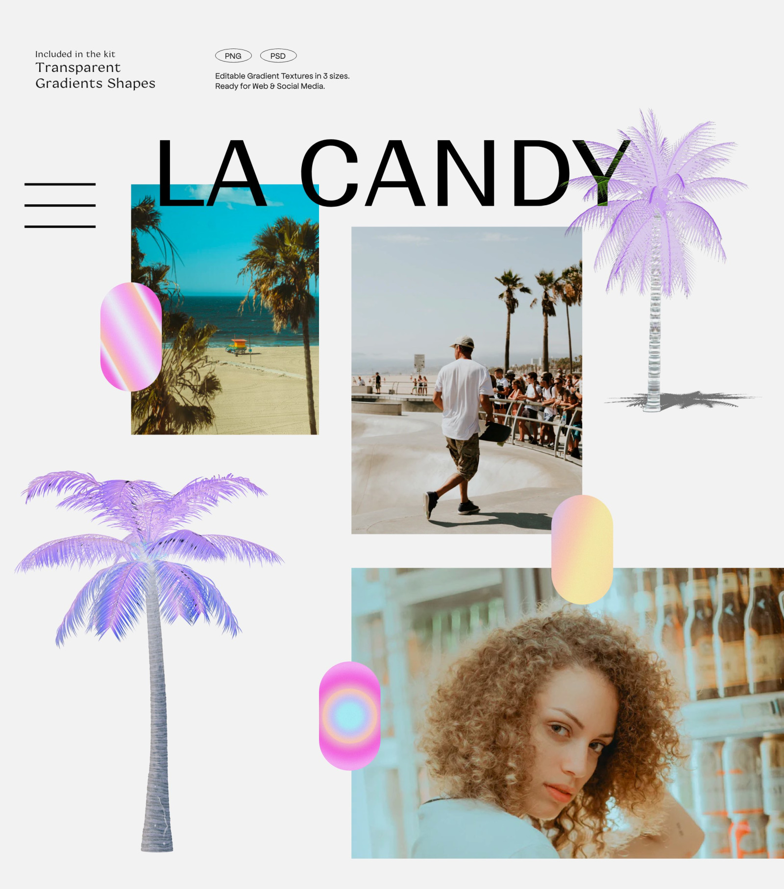 BUNDLE - LA Candy Gradients &amp; Shapes