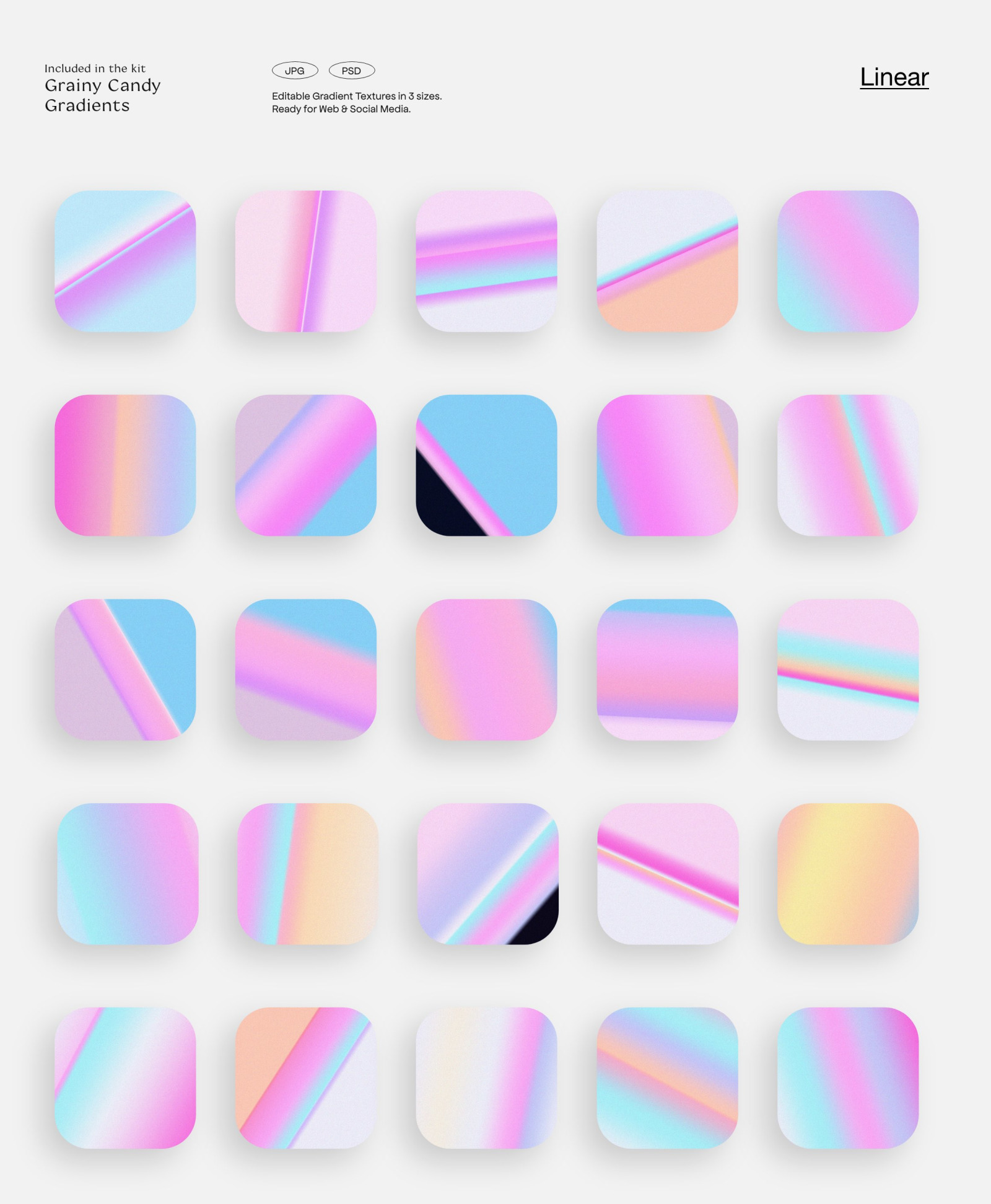 BUNDLE - LA Candy Gradients &amp; Shapes