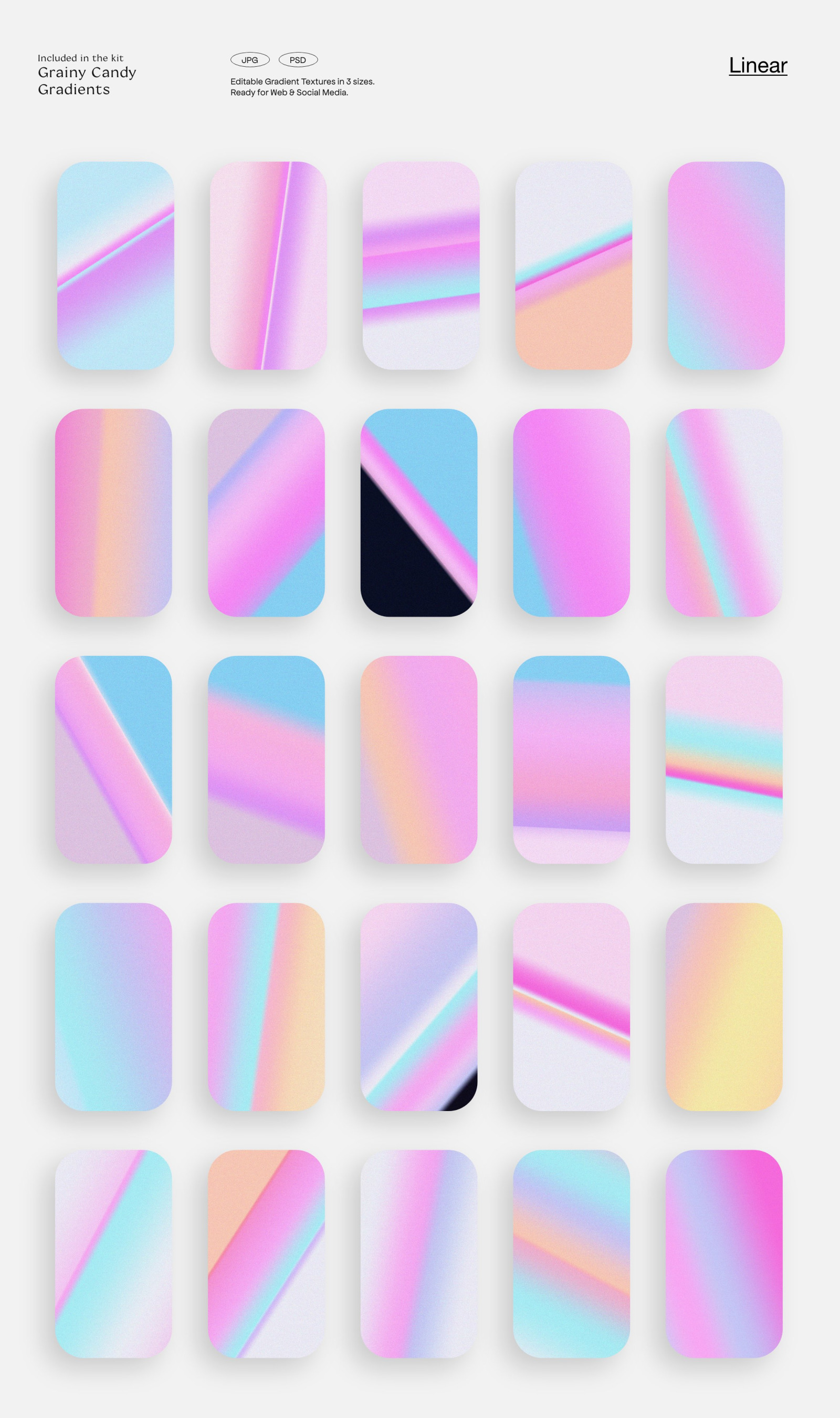 BUNDLE - LA Candy Gradients &amp; Shapes