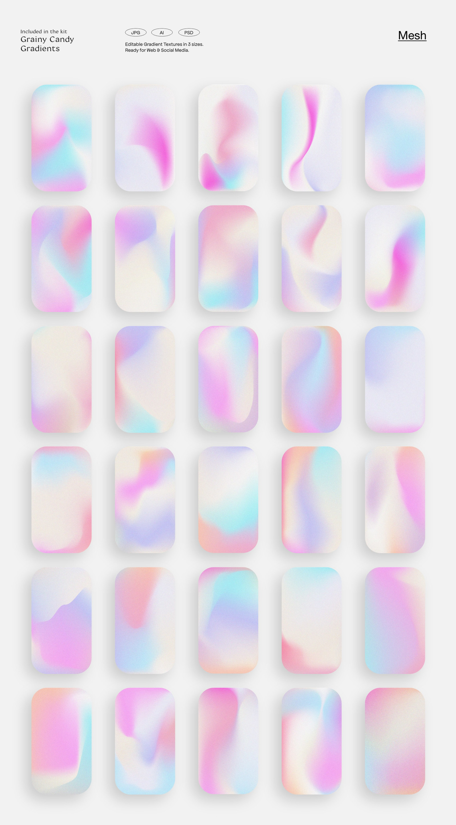 BUNDLE - LA Candy Gradients &amp; Shapes