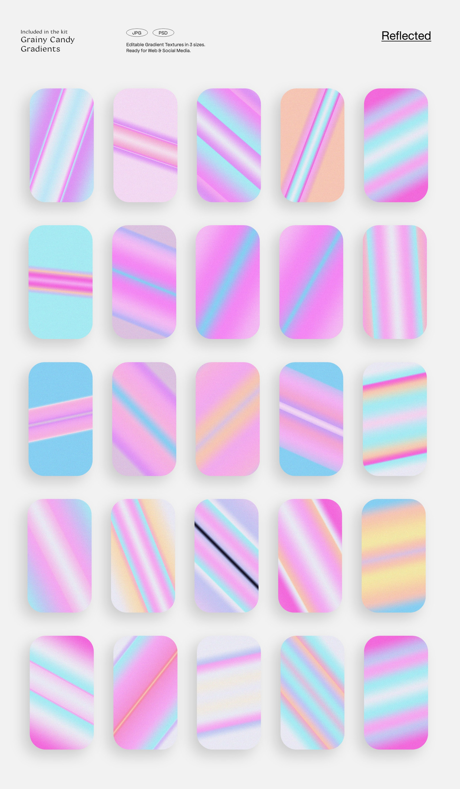 BUNDLE - LA Candy Gradients &amp; Shapes