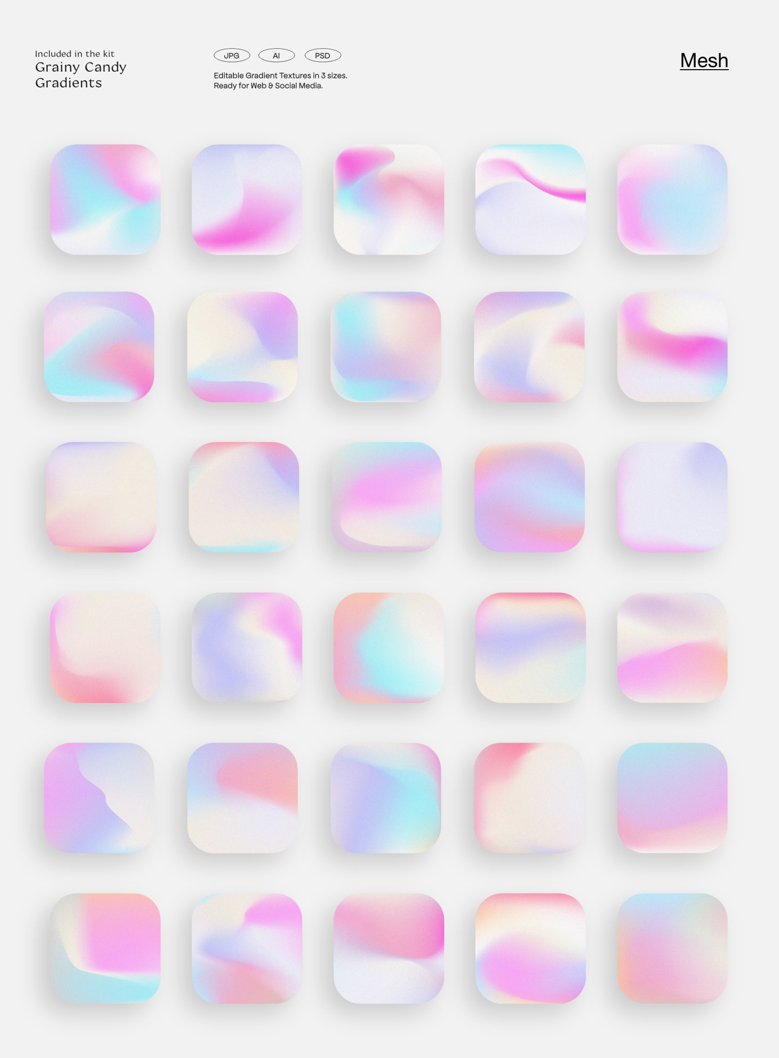 BUNDLE - LA Candy Gradients &amp; Shapes