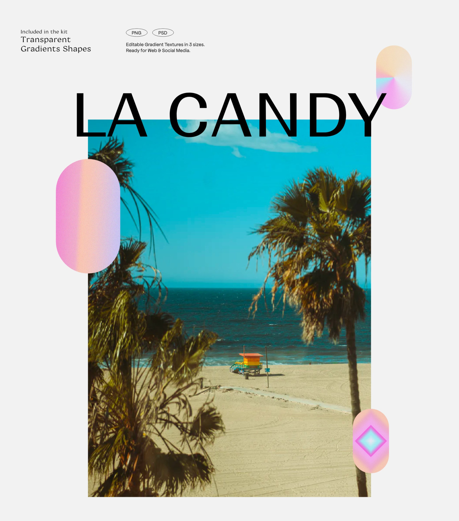 BUNDLE - LA Candy Gradients &amp; Shapes