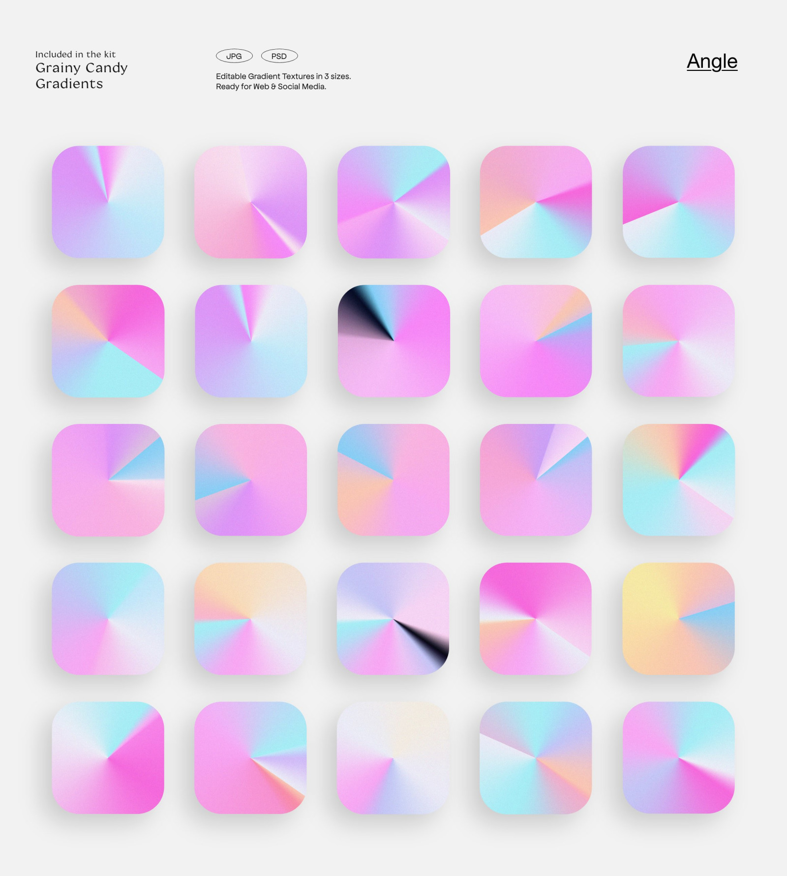 BUNDLE - LA Candy Gradients &amp; Shapes