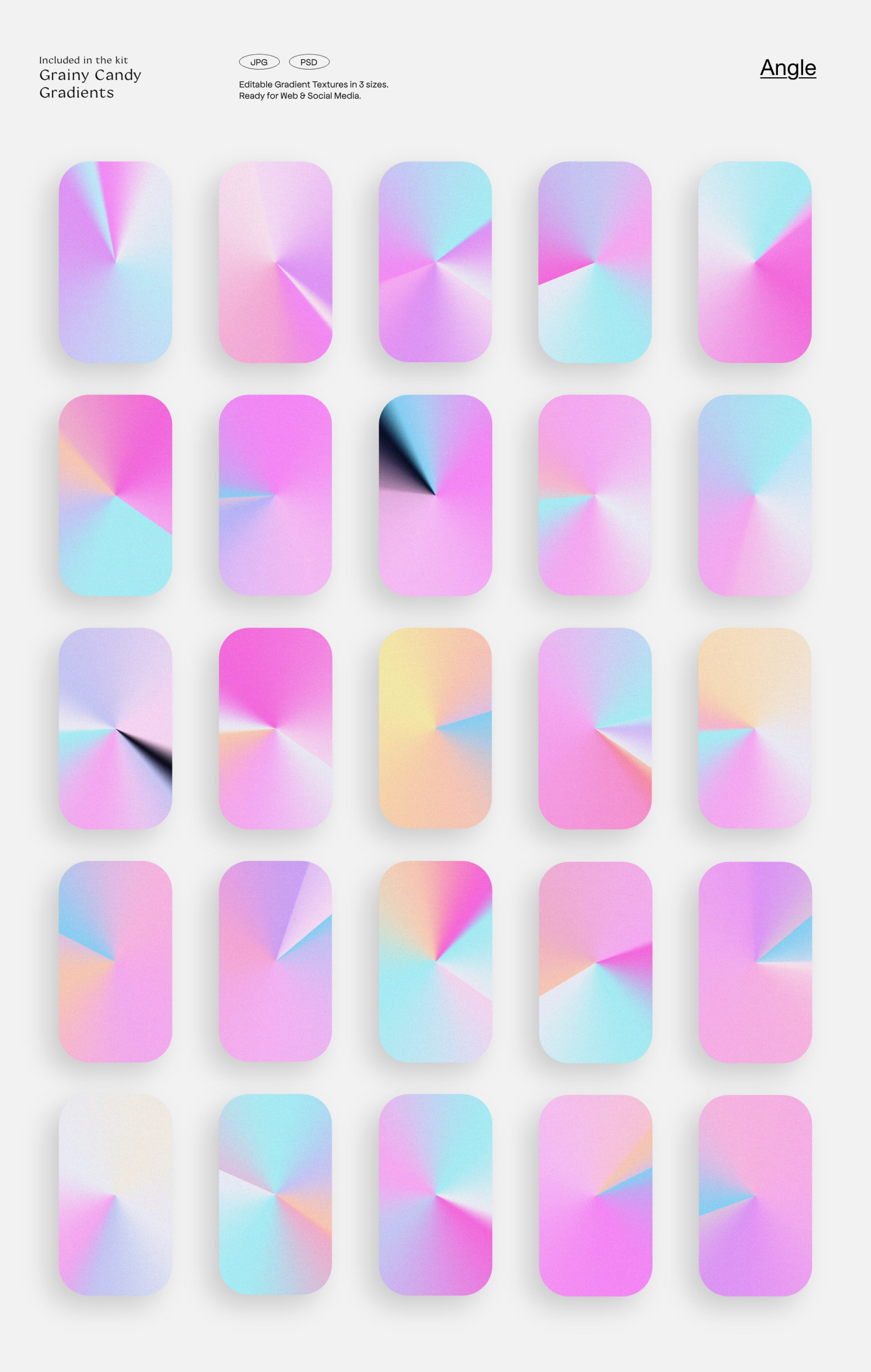 BUNDLE - LA Candy Gradients &amp; Shapes