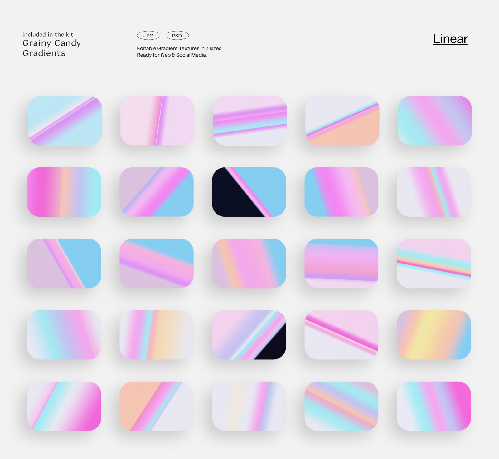 BUNDLE - LA Candy Gradients &amp; Shapes