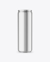 355ml Glossy Metallic Drink Can Mockup