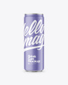 355ml Matte Drink Can Mockup