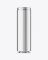 473ml Glossy Metallic Drink Can Mockup