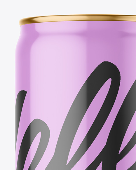 473ml Glossy Drink Can Mockup