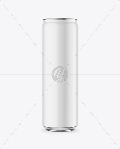 473ml Matte Drink Can Mockup