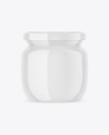 Glossy Jam Jar Mockup