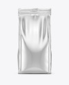 Metallic Food Bag Mockup