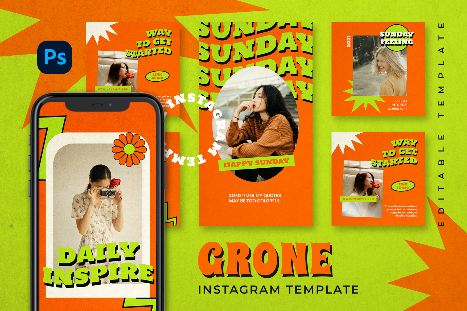 Grone Instagram Template Grone Instagram Template