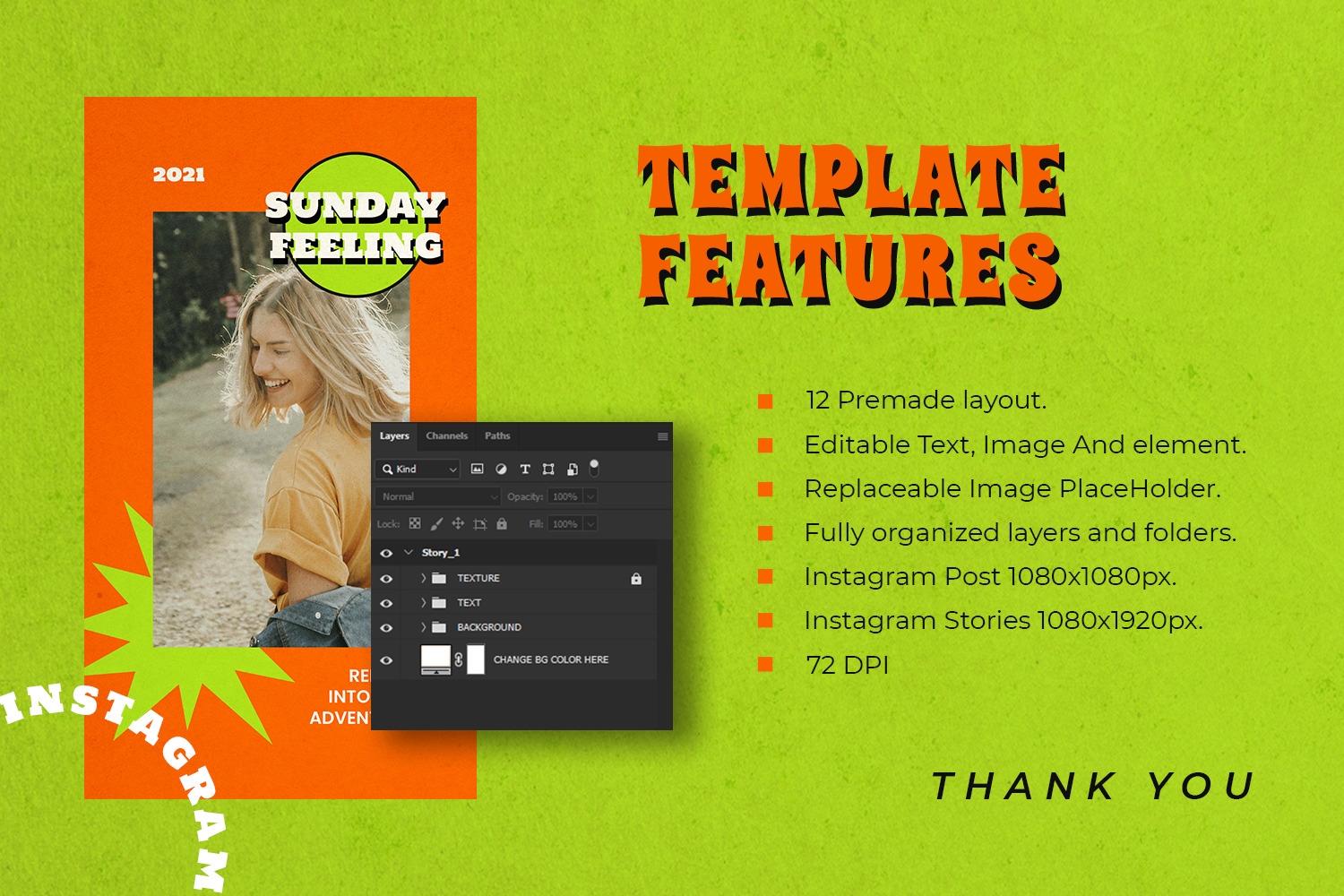 Grone Instagram Template