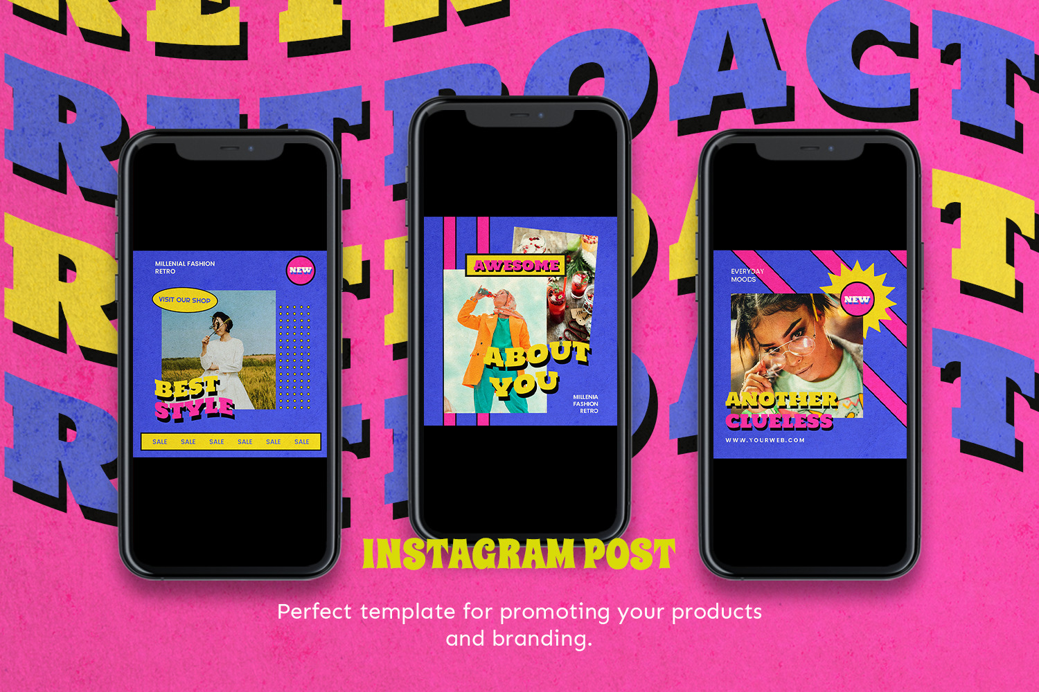 Retroly Instagram Template Retroly Instagram Template