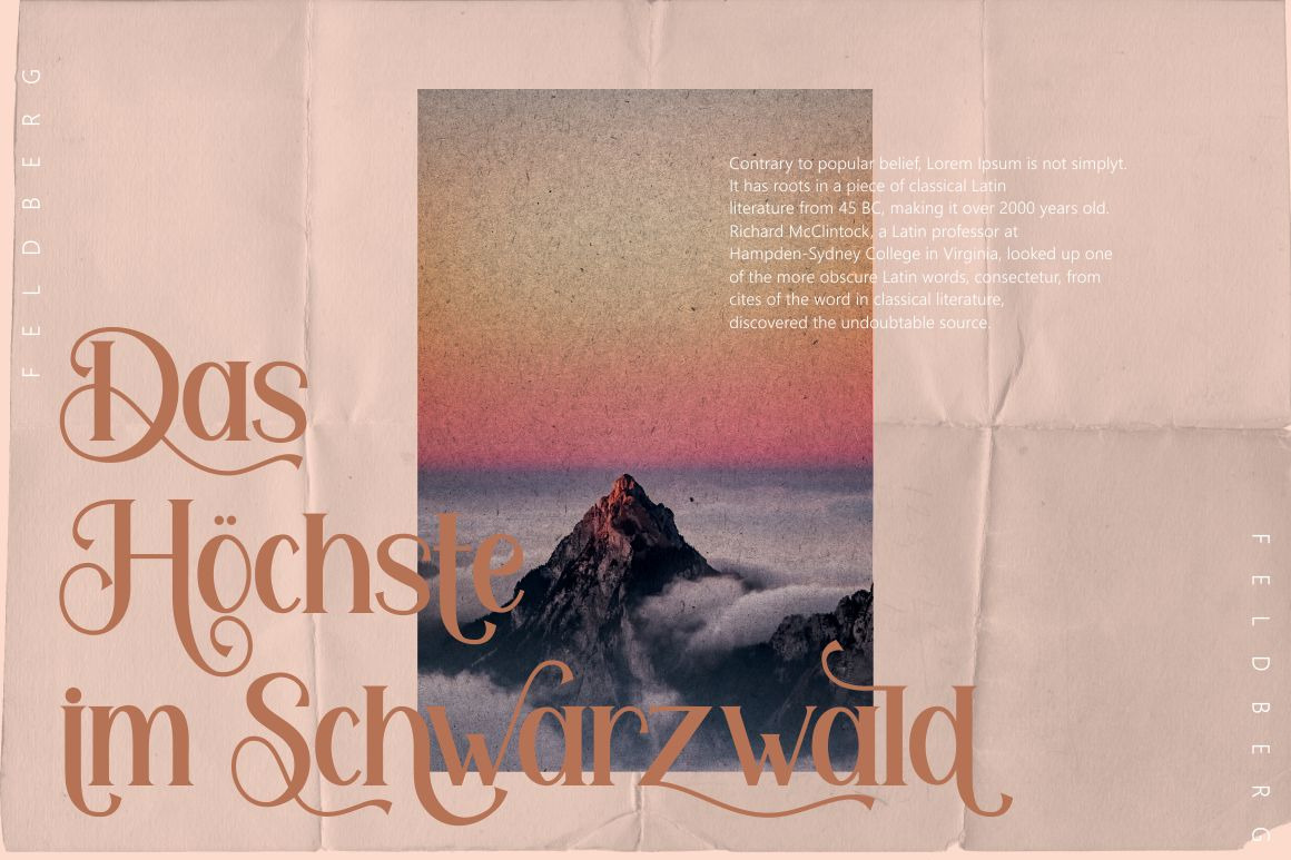 Feldberg - Elegant Luxury Serif Font