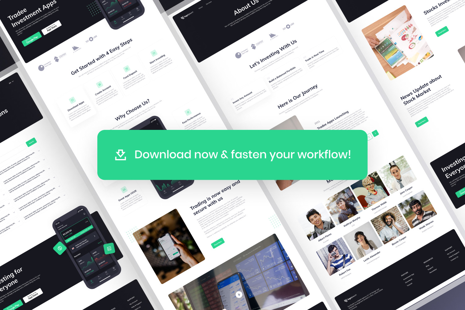 SaaS Trading Investment Website Template SaaS Trading Investment Website Template