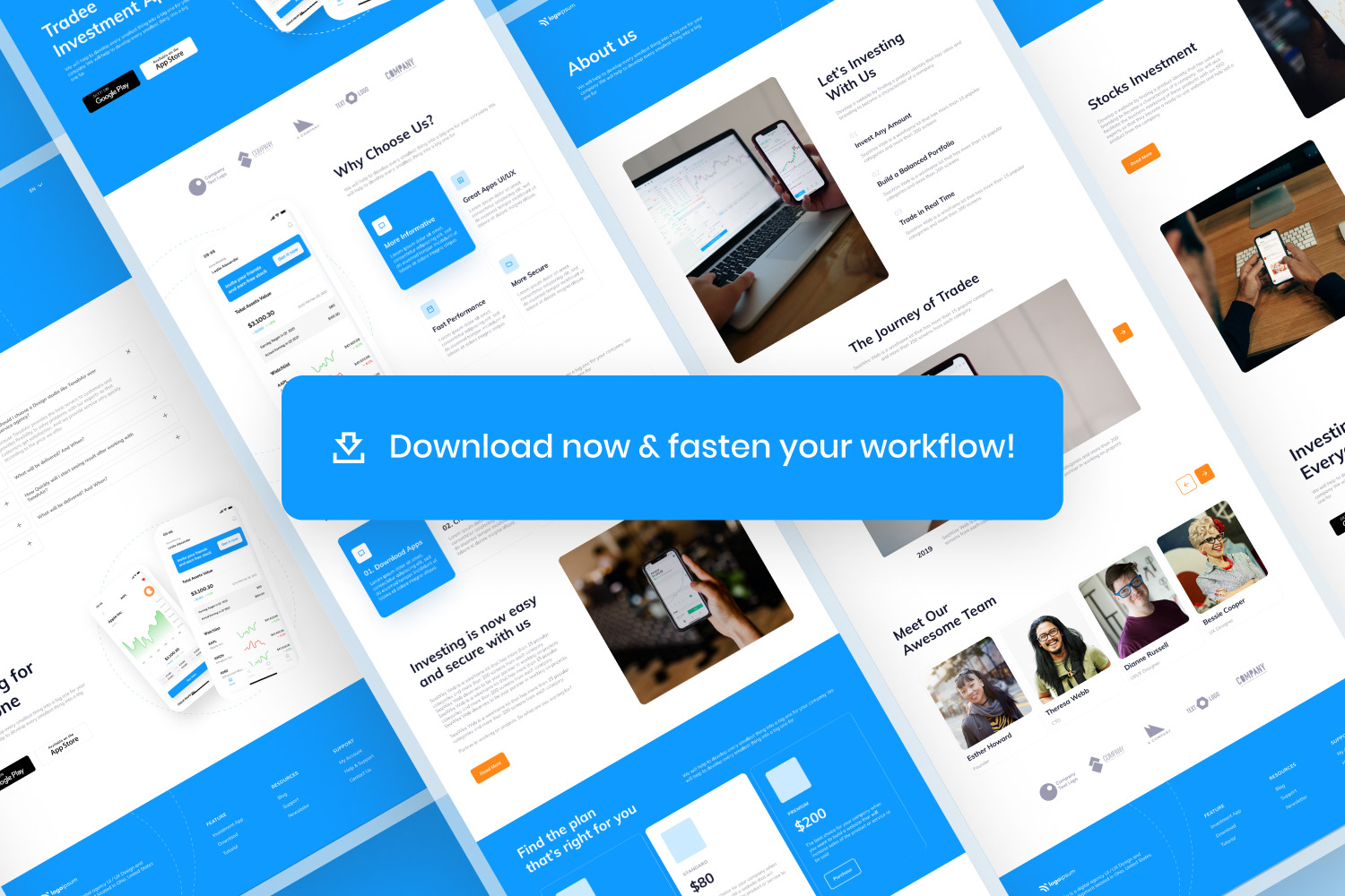 SaaS Trading Investment Website Template SaaS Trading Investment Website Template