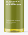 Color Liquid Cosmetic Bottle with Pump Mockup Color Liquid Cosmetic Bottle with Pump Mockup