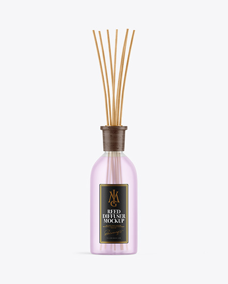 Frosted Diffuser Bottle Mockup