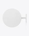 Plastic Round Signboard Mockup