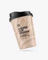 Kraft Coffee Cup Mockup