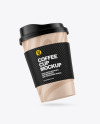 Kraft Coffee Cup Mockup