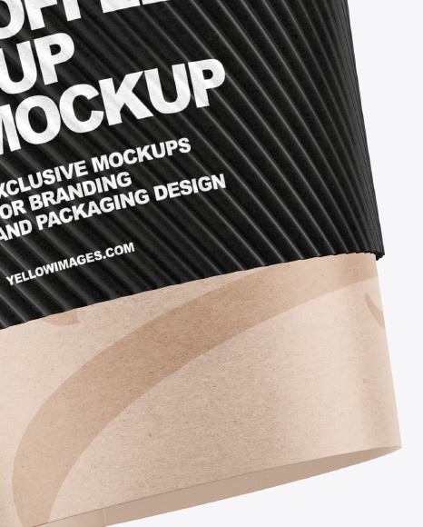 Kraft Coffee Cup Mockup