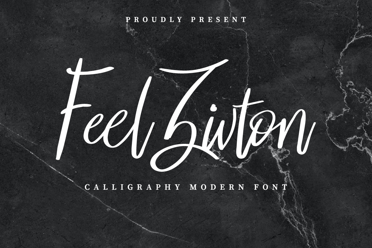 Feel Zivton Calligraphy Font