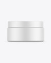 Matte Cosmetic Jar Mockup