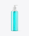 Color Liquid Cosmetic Bottle with Pump Mockup Color Liquid Cosmetic Bottle with Pump Mockup
