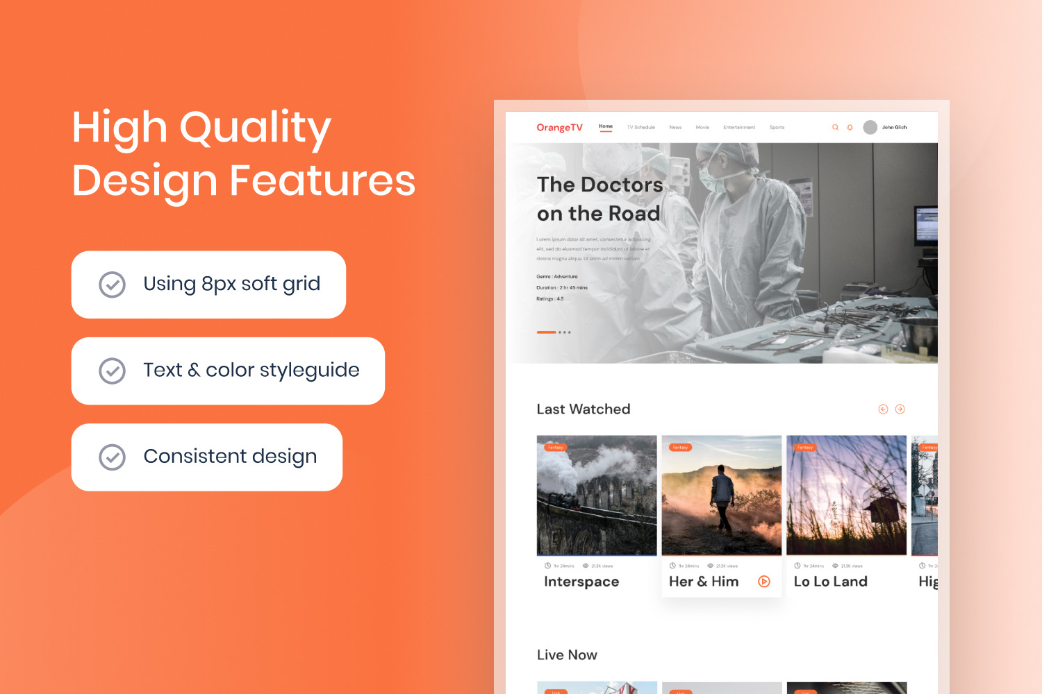 Film & TV Provider Website Template Film & TV Provider Website Template