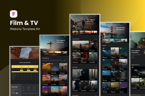 Film & TV Streaming Website Template - Channel