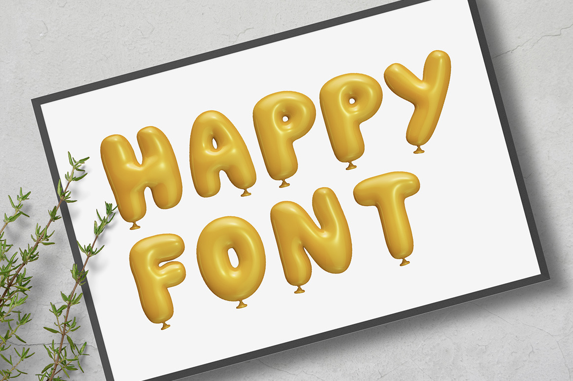 Yellow Balloon Font