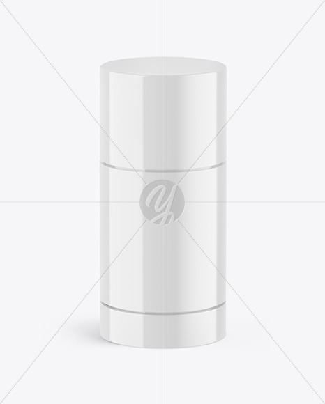 75g Glossy Plastic Deodorant Stick Mockup