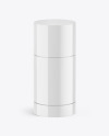 75g Glossy Plastic Deodorant Stick Mockup