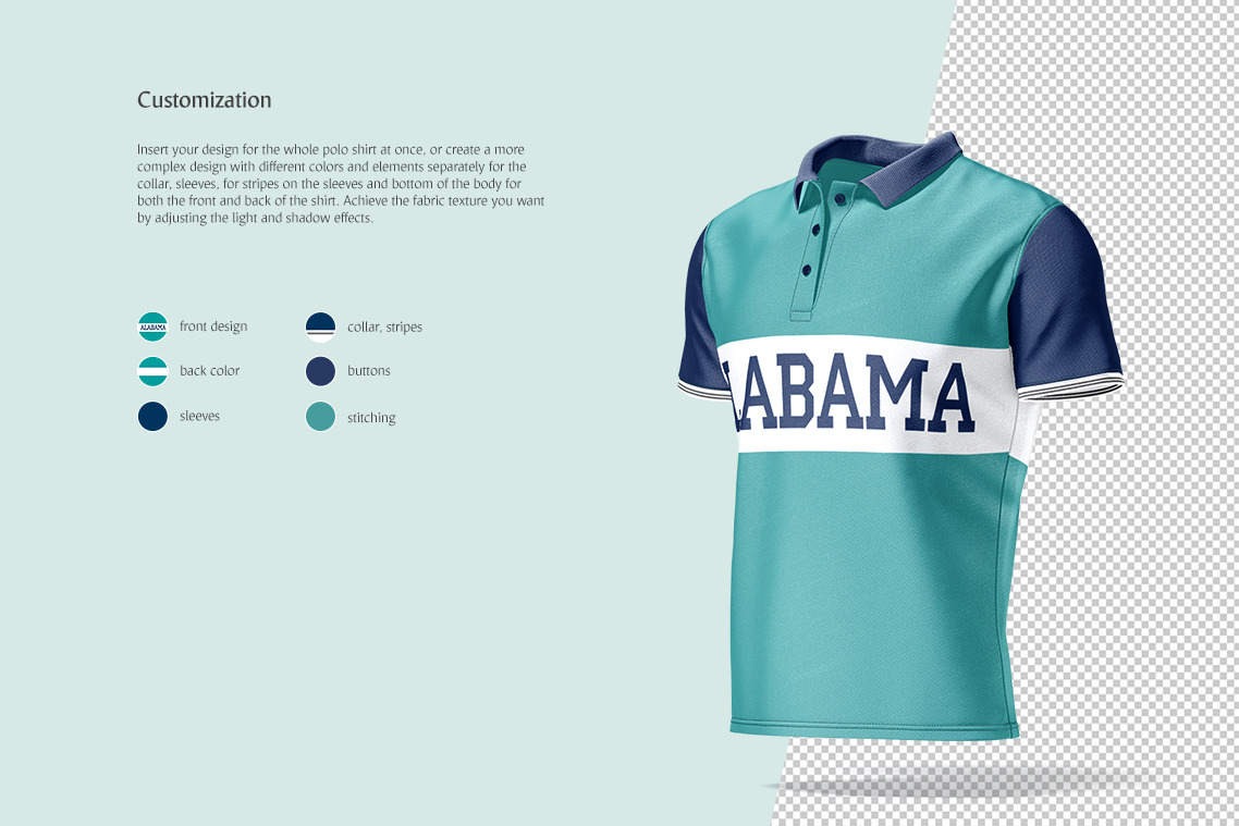 Men&#039;s Polo Shirt Animated Mockup