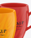 Two Glossy Cups Mockup