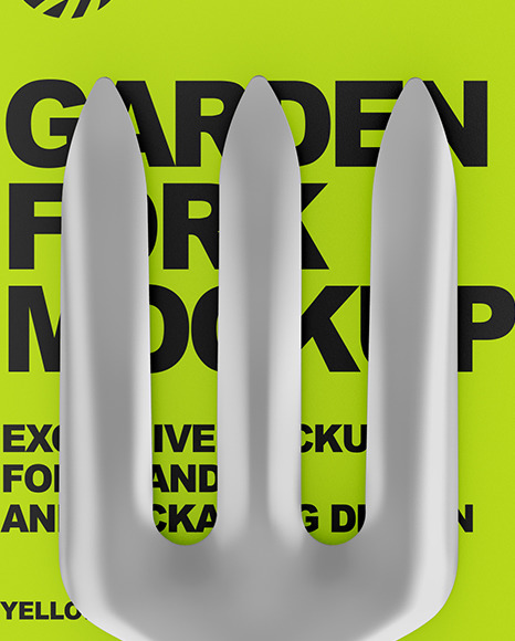 Garden Fork Mockup Garden Fork Mockup