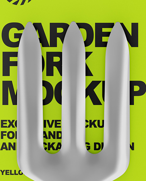 Garden Fork Mockup