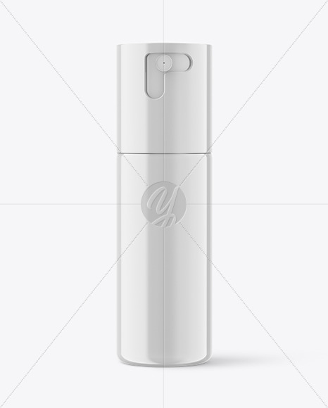 Glossy Spray Bottle Mockup