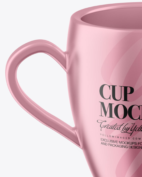 Two Metallic Cups Mockup