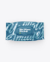 Matte Wet Wipes Pack Mockup