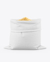 Canvas Sack with Pine Nuts Mockup