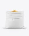 Canvas Sack with Pine Nuts Mockup