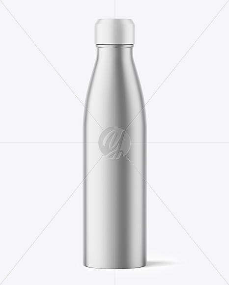 Metallic Thermo Bottle Mockup