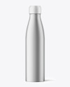 Metallic Thermo Bottle Mockup